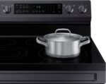 Samsung - 6.3 cu. ft. Freestanding Electric Range with WiFi, No-Preheat Air Fry & Convection - Black Stainless Steel - Image 6
