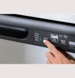 GE - 24" Front Control Built-In Plastic Tub Dishwasher with Steam + Sanitization and 55 dBA - Black - Image 7