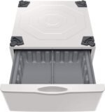 Samsung - Washer/Dryer Laundry Pedestal with Storage Drawer - Ivory - Image 2