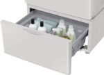 Samsung - Washer/Dryer Laundry Pedestal with Storage Drawer - Ivory - Image 7