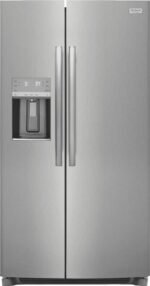 Frigidaire - Gallery 22.3 Cu. Ft. Side-by-Side Counter-Depth Refrigerator - Smudge Proof Stainless Steel