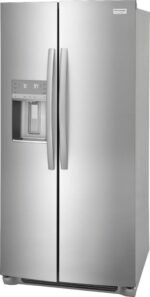 Frigidaire - Gallery 22.3 Cu. Ft. Side-by-Side Counter-Depth Refrigerator - Smudge Proof Stainless Steel - Image 3