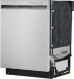 LG - 24" Front Control Built-In Stainless Steel Tub Dishwasher with QuadWash and 50 dba - Stainless Steel - Image 4