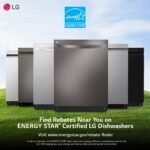 LG - 24" Front Control Built-In Stainless Steel Tub Dishwasher with QuadWash and 50 dba - Stainless Steel - Image 3