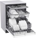 LG 24" Front Control Built-In Stainless Steel Tub Dishwasher 3rd Rack QuadWash 48dba White from Kings Outlet