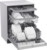 LG 24" Front Control Built-In Stainless Steel Tub Dishwasher 3rd Rack Quadwash 48dba Stainless from Kings Outlet