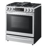 LG - 6.3 Cu. Ft. Smart Slide-In Gas True Convection Range with EasyClean and Air Sous-Vide - Stainless Steel - Image 2