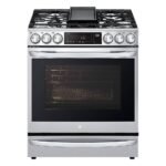 LG - 6.3 Cu. Ft. Smart Slide-In Gas True Convection Range with EasyClean and Air Sous-Vide - Stainless Steel