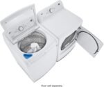 LG 4.3 Cu. Ft. High-Efficiency Top Load Washer TurboDrum Technology White from Kings Outlet