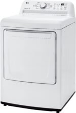 LG 7.3 Cu. Ft. Electric Dryer Sensor Dry White from Kings Outlet