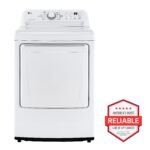 LG 7.3 Cu. Ft. Electric Dryer Sensor Dry White from Kings Outlet