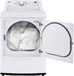LG 7.3 Cu. Ft. Electric Dryer Sensor Dry White from Kings Outlet