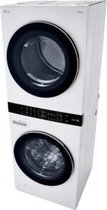 LG 4.5 Cu. Ft. HE Smart Front Load Washer 7.4 Cu. Ft. Electric Dryer from Kings Outlet