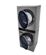 LG 4.5 Cu. Ft. HE Smart Front Load Washer 7.4 Cu. Ft. Gas Dryer from Kings Outlet