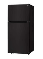LG - 20.2 Cu. Ft. Top-Freezer Refrigerator - Black - Image 2