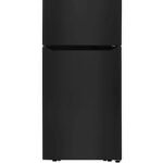 LG - 20.2 Cu. Ft. Top-Freezer Refrigerator - Black