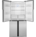 Haier - 16.8 Cu. Ft. 4-Door French Door Counter-Depth Refrigerator with LED Lighting - Stainless Steel - Image 7