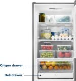 Insignia - 11.5 Cu. Ft. Bottom Mount Refrigerator with ENERGY STAR Certification - Stainless Steel - Image 6