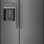 Frigidaire - Gallery 25.6 Cu. Ft. Side-by-Side Refrigerator - Black Stainless Steel
