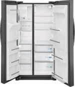 Frigidaire - Gallery 25.6 Cu. Ft. Side-by-Side Refrigerator - Black Stainless Steel - Image 5