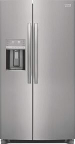 Frigidaire - Gallery 25.6 Cu. Ft. Side-by-Side Refrigerator - Smudge Proof Stainless Steel