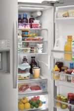 Frigidaire - Gallery 25.6 Cu. Ft. Side-by-Side Refrigerator - Smudge Proof Stainless Steel - Image 6