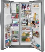 Frigidaire - Gallery 25.6 Cu. Ft. Side-by-Side Refrigerator - Smudge Proof Stainless Steel - Image 7