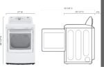 LG - 7.3 Cu. Ft. Electric Dryer with Sensor Dry - White - Image 2