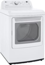 LG - 7.3 Cu. Ft. Gas Dryer with Sensor Dry - White - Image 6