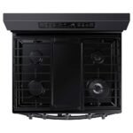 Samsung - 6.0 cu. ft. Smart Freestanding Gas Range with Flex Duo & Air Fry - Black Stainless Steel - Image 4
