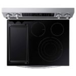 Samsung - 6.3 cu. ft. Smart Freestanding Electric Range with Flex Duo, No-Preheat Air Fry & Griddle - Stainless Steel - Image 5