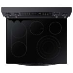 Samsung - 6.3 cu. ft. Smart Freestanding Electric Range with Flex Duo, No-Preheat Air Fry & Griddle - Black Stainless Steel - Image 6
