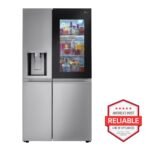 LG 27.1 Cu. Ft. Side-by-Side Smart Refrigerator Craft Ice Stainless Steel from Kings Outlet