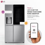 LG 27.1 Cu. Ft. Side-by-Side Smart Refrigerator Craft Ice Stainless Steel from Kings Outlet