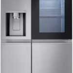 LG - 27.1 Cu. Ft. Side-by-Side Smart Refrigerator with Craft Ice - Stainless Steel