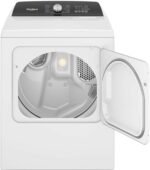 Whirlpool - 7.0 Cu. Ft. Electric Dryer with Steam and Moisture Sensing - White - Image 4