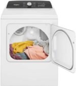 Whirlpool - 7.0 Cu. Ft. Electric Dryer with Steam and Moisture Sensing - White - Image 5