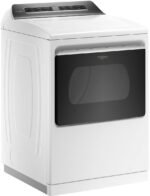 Whirlpool 7.4 Cu. Ft. Smart Electric Dryer Steam Advanced Moisture Sensing White from Kings Outlet