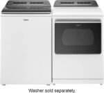 Whirlpool 7.4 Cu. Ft. Smart Electric Dryer Steam Advanced Moisture Sensing White from Kings Outlet