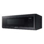 Samsung 1.1 cu. ft. Smart SLIM Over-the-Range Microwave 400 CFM Hood Ventilation Black Stainless from Kings Outlet