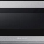 Samsung - 1.1 cu. ft. Smart SLIM Over-the-Range Microwave with 550 CFM Hood Ventilation - Stainless Steel