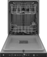 GE - 24" Top Control Built-In Plastic Tub Dishwasher with 3rd Rack, Bottle Jets and 50 dBA - Stainless Steel - Image 3
