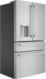 Café 22.3 Cu. Ft. 4-Door French Door Counter-Depth Smart Refrigerator Customizable Stainless Steel from Kings Outlet