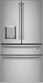 Café 22.3 Cu. Ft. 4-Door French Door Counter-Depth Smart Refrigerator Customizable Stainless Steel from Kings Outlet