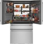 Café 22.3 Cu. Ft. 4-Door French Door Counter-Depth Smart Refrigerator Customizable Stainless Steel from Kings Outlet