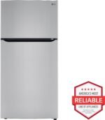 LG - 23.8 Cu. Ft. Top Freezer Refrigerator with Internal Water Dispenser - Stainless Steel - Image 6