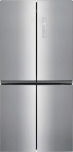 Frigidaire - 17.4 Cu. Ft. 4-Door French Door Refrigerator - Fingerprint-Resistant Stainless Steel Look