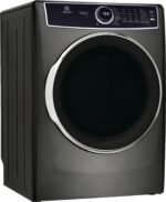 Electrolux - 8.0 Cu. Ft. Stackable Electric Dryer with Steam and Balanced Dry - Titanium - Image 2