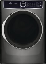 Electrolux - 8.0 Cu. Ft. Stackable Electric Dryer with Steam and Balanced Dry - Titanium