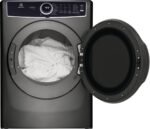 Electrolux - 8.0 Cu. Ft. Stackable Electric Dryer with Steam and Balanced Dry - Titanium - Image 6